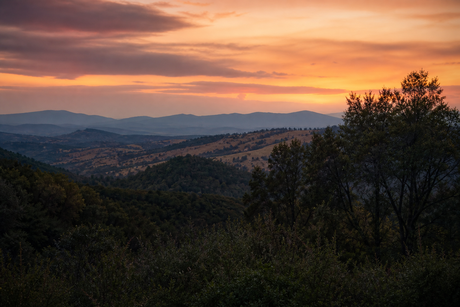 Northern California foothills near Redding
